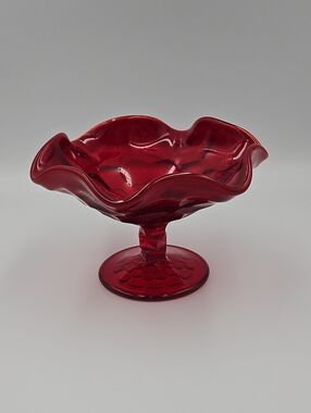 Red Candy Dish / Compote